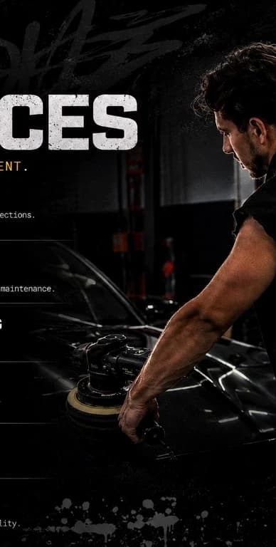 Premium detailing studio finish at Foreign